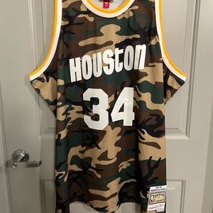 Camouflage Jersey Houston Rockets 1993-94 Hakeem Olajuwon